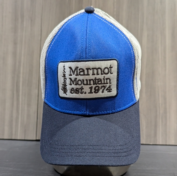 Marmot Mountain Snapback Trucker Hat - Picture 1 of 4